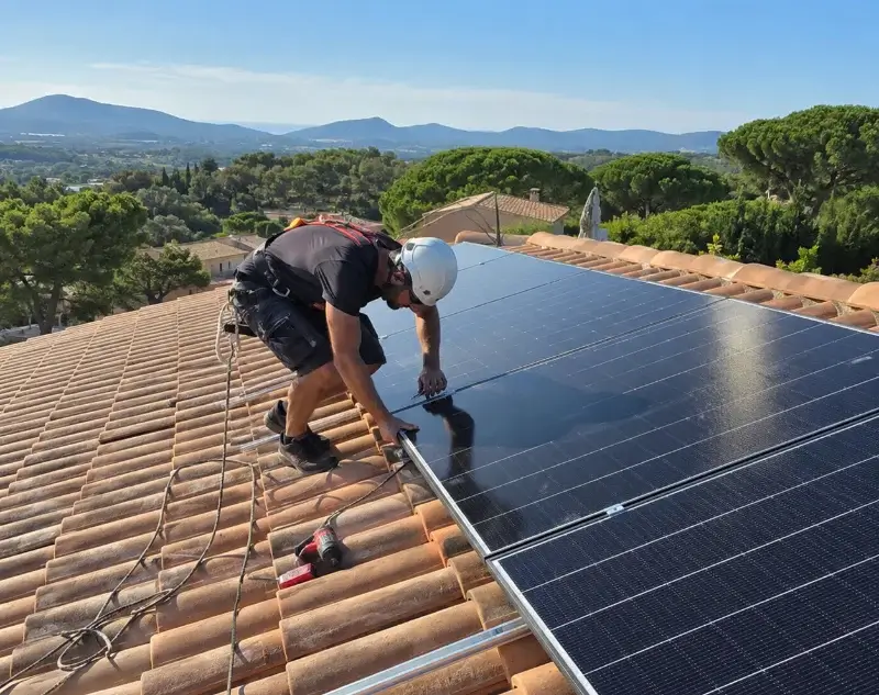 Installateur panneaux solaires Courtenay — pose photovoltaïque sur toiture