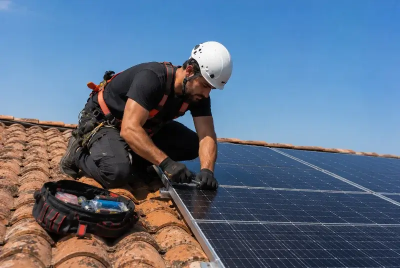 Maintenance et monitoring de panneaux solaires à Courtenay